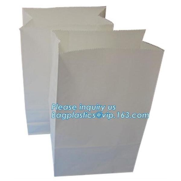 wholesale bread paper bag for customer blank paper bag,greaseproof printed bakery bread packaging plastic paper bags wit