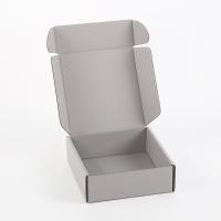 Express Logistics Packaging Box Dark Gray Airplane Box Corrugated Folding Paper Box Double-Sided Printing Color Box Wholesale