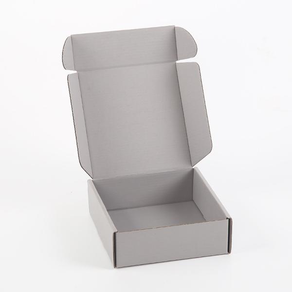 Express Logistics Packaging Box Dark Gray Airplane Box Corrugated Folding Paper Box Double-Sided Printing Color Box Wholesale