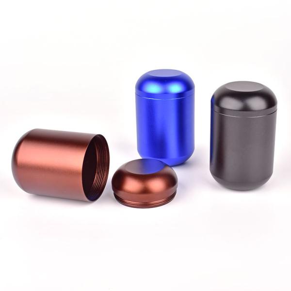 Mini 60ml Aluminum Food Cans Round 45*75mm Tea Tin Container