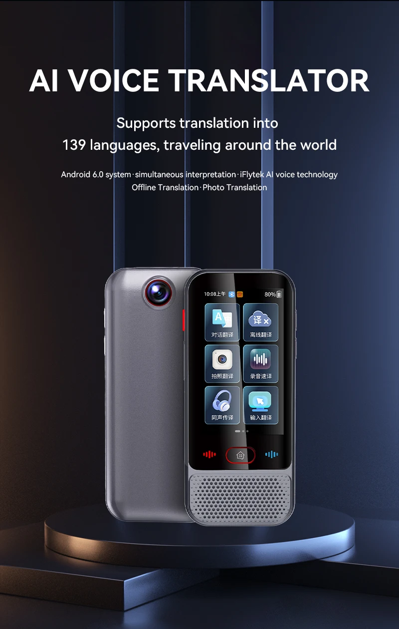 M30 2026 Voice Translator Support 139 Online 14 Offline Languages Machine