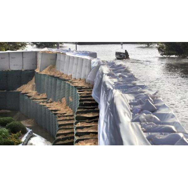 Metal Mesh Sand Wall Mil 3 Military Barrier Hesco Stainless Steel