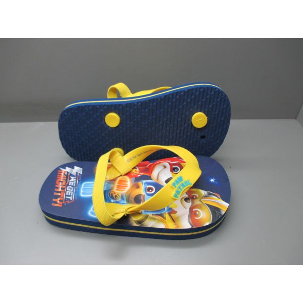 Anti-dérrapage enfants Flip Flops de plage pantoufles patrouille patrouille conception couleurs et tailles multiples