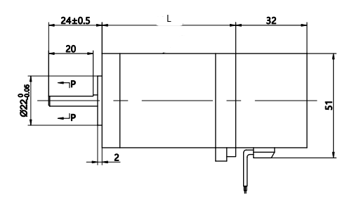 Мотор Nema17 1.7a 1.8° 42mm Stepper с кабелем для гибрида принтера 3d