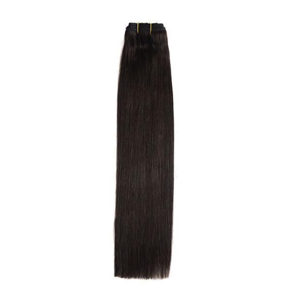 100% Human Hair Extensions Full Cuticle Double Drawn Real Raw Virgin Natural Remy Invisible Seamless Clip
