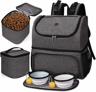 Pet Travel Bag For Dog Cat Weekend Tote Organizer Bag For Dogs Travel Food Carriers Bag