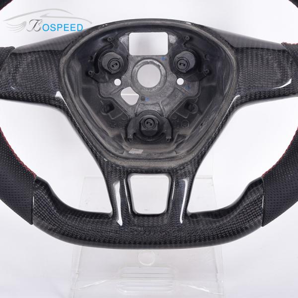 100 Percent Real 3K Volkswagen Carbon Fiber Steering Wheel Customized