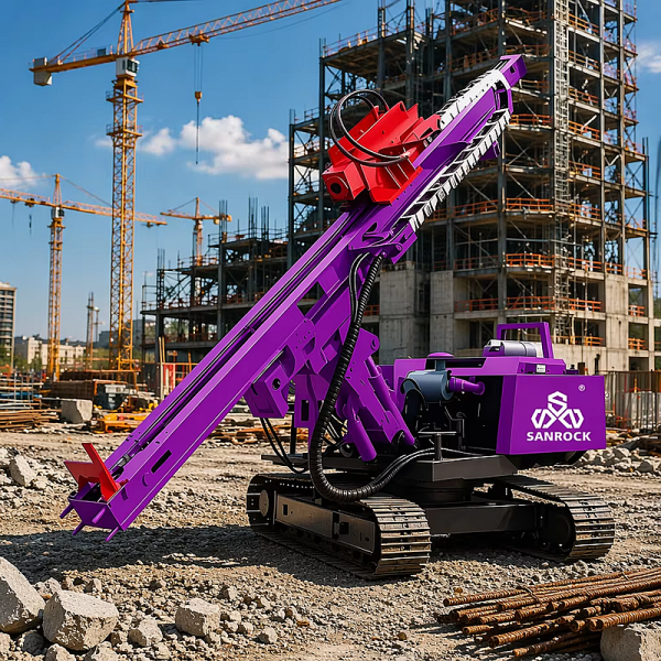 Diesel Pile Driver Machine Urban Construction Piling Machinery Engineering Photovoltaic Pile Driver