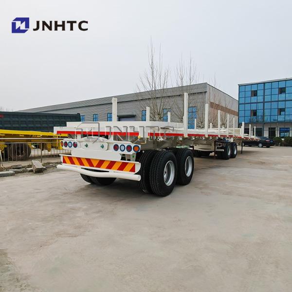 2axle 3 Axles 50ton 20feet 40ft 45ft Flatbed Flat Bed Container Semi Trailer Flatbed Trailer for Sale