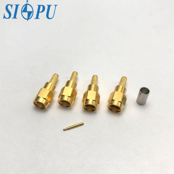 Connecteur coaxial RF SMA mâle pour câble SFF-50-2-2