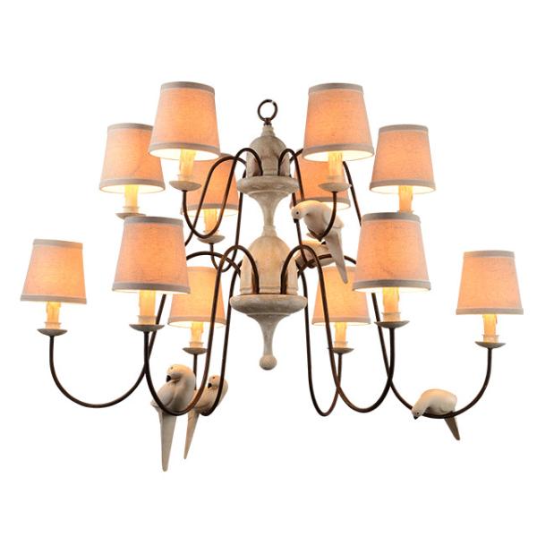 Bird chandelier wrought iron pendant lighting kitchen Pendant lamp (WH-CI-51)