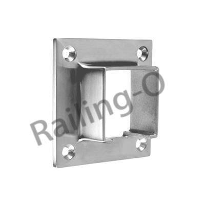 Durable Square Tube Flange Aesthetic Slot System  Square Tube Base Flange