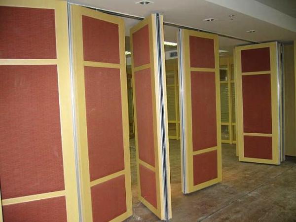 Escritório comercial interior da mobília que desliza o sistema da parede/que dobra divisores de sala