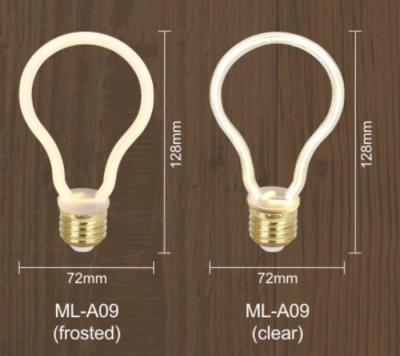 Cru Engery sauvant les ampoules décoratives E27 4w A60 72x128 millimètre d'Edison