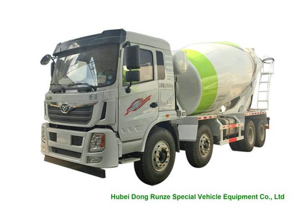 HOMAN 8x4 12 Cubic Concrete Agitator Truck , Concrete Mixing Transportation Truck