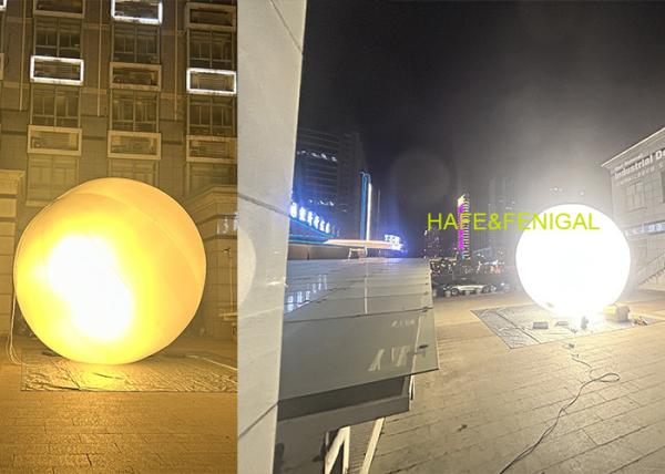 Halogen 3.6KW Film Shooting Balloon Lights 360-Degree Lighting Dia 3.3m Spherical