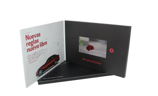 Hardcover Video Brochure card, Video Card For Invitation/Advertising