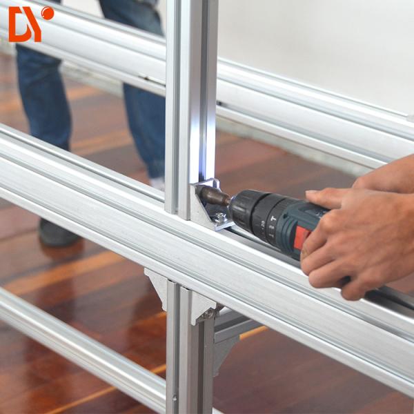 Banco de trabalho de alumínio soldado frio da estação de trabalho de alumínio do perfil antiferrugem