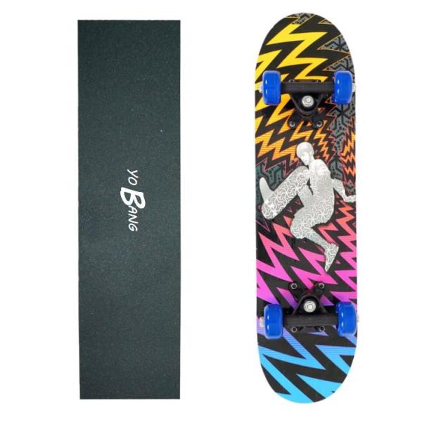 YOBANG unicorn 28inch Mini Skateboard PP truck four red wheels for boys girls kids