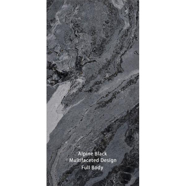 12MM Polished Finish Stone Imitation Texture Modern Marble Tile For Room Inside(D5-L18709)