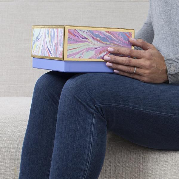 3D Design Weddings Embossed Recycled Paper Gift Boxes