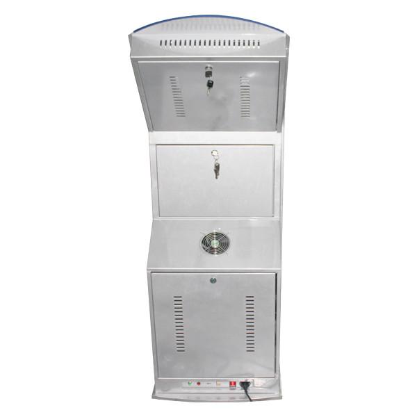 Queue Self Service Ticketing Kiosk Terminal 19Inch Floor Standing 1.5mm steel