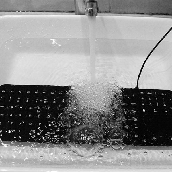 IP68 Washable Military Medical Industrial Backlit Keyboard With Function Keys,Numerica Keypad And Touchpad
