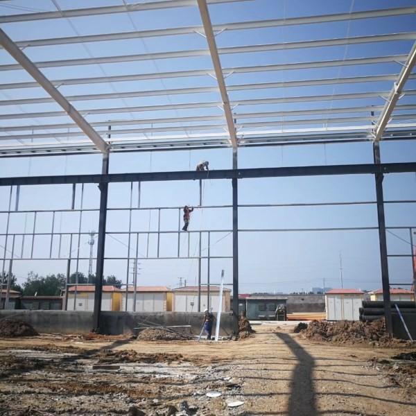 Welded H Section Steel Structure Warehouse With Good Load Bearing Capacity