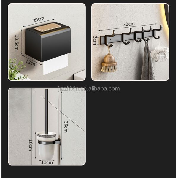 3tier Multi Corner Shower Caddy Metal Wall Mount Hanging Bathroom Shelves Storage Shelf Folding Towel Organizer Drying Rack Set
