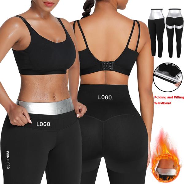 Неопренный тренажер талии спортивные йога брюки Леггинсы для сжигания жира потеря веса от HEXIN