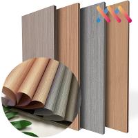 Films de laminage en PVC sous vide en grain de bois pour panneaux MDF de meubles