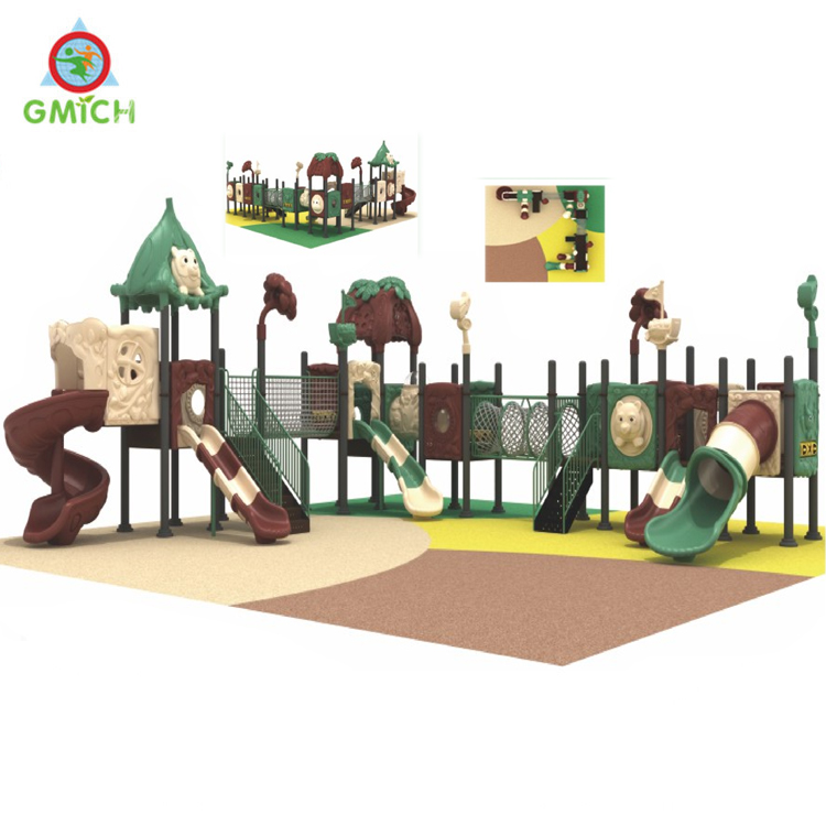 Guanzhou Jimiqi Playground Factory Outdoor Park Playground Children's Slide Sets Game Play Toys for Sale