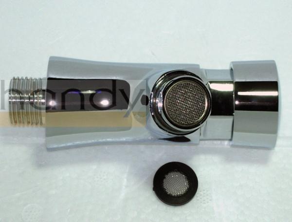 Water Saving Chrome Self Closing Faucet Taps Wall Mounted for Home Hotel , HN-7H05