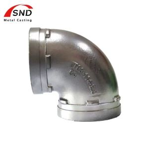Ductile Iron Flange Adapter Grooved Cross 90 Degree Grooved Elbow Pipe Fittings
