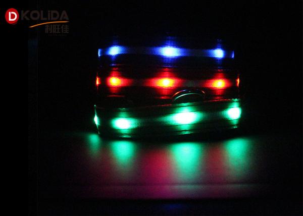 USB Rechargeable Polyster Flashing Light Up Dog Collar 16cm X 14cm X 5cm