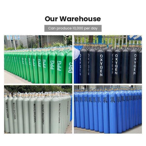 ISO Tped Certified 5 -80 L Oxygen Steel Gas Cylinder
