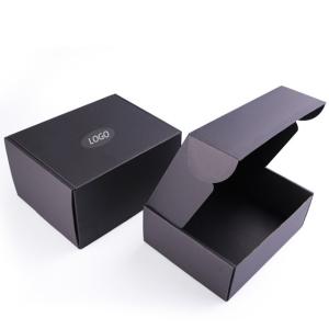 Caixas de correio de remessa em preto com design personalizado