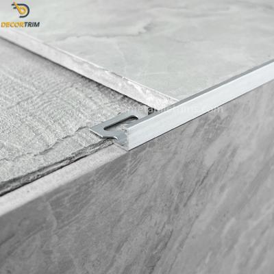 Matt Gold Width 23mm Aluminium L Shape Trim Silver Tile Edge Trim  Strip