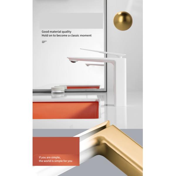 2KG Household Bathroom Kitchen Faucet Tap White Hot And Cold All Copper Cuprum