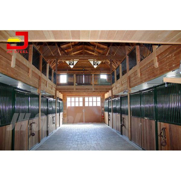 Стойлы лошади Префаб клуба верховой езды, порошок покрытые стойлы лошади металла