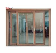 Porte coulissante en verre trempé en aluminium pour appartements