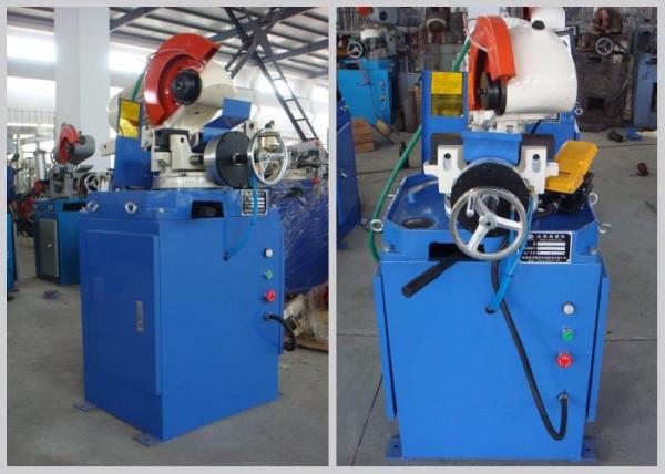 High Speed Steel Tube Cutting Machine , Pipe Cutting Equipment Stable Performance