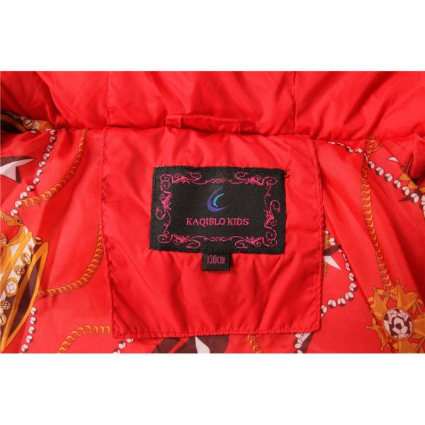 Fashion Casual Children's Winter Clothes red Girls Long Puffer Jacket