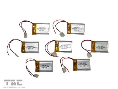 Baterias de íon de lítio LP052030 do polímero 3.7V 260mAh para o brinquedo