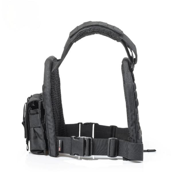 Ultralight Nylon Tactical Plate Carrier MOLLE Combat Vest With Quick Release Rescue Handle