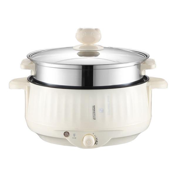 Non-Stick Coating Home Electric Skillet Portable Electric Hot Pot for Household
