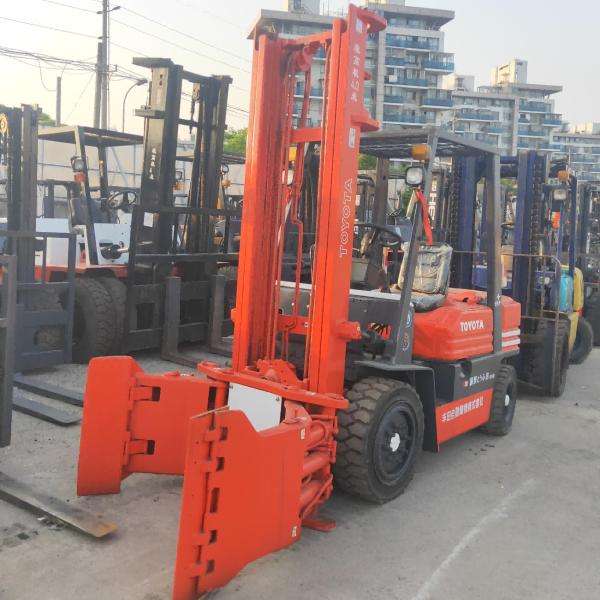 Electric Toyota Used Forklift 3 Ton For Factories Construction Maximum lifting height 4.5m
