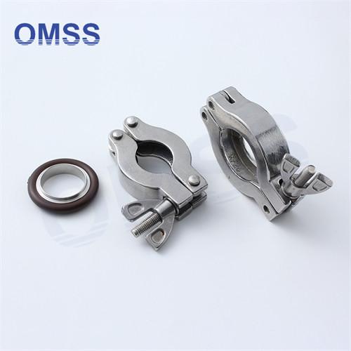 Kf10-Kf50 Stainless Steel Vacuum Fittings Aluminum KF Single Pin Clamp