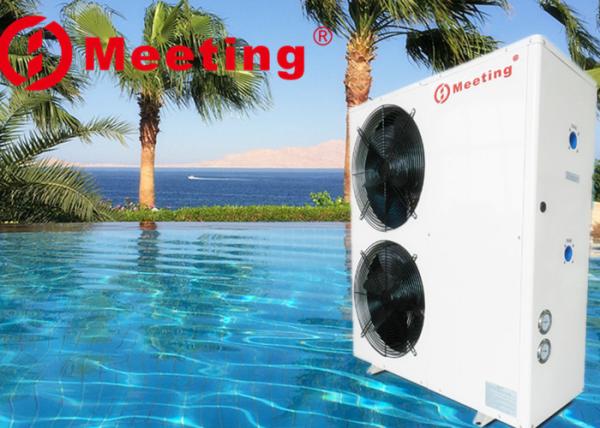 25KW Sauna Spa Air To Water Pool Heating Pump With Circulation Pump