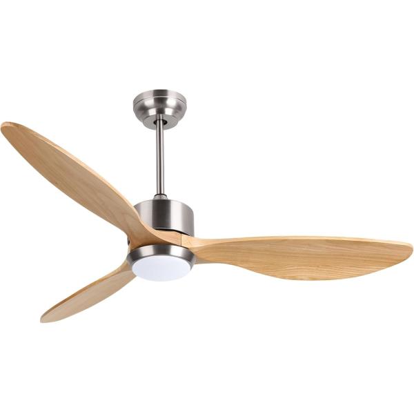 White Black Gold 52 Ceiling Fan With Light 6 Speed DC Motor